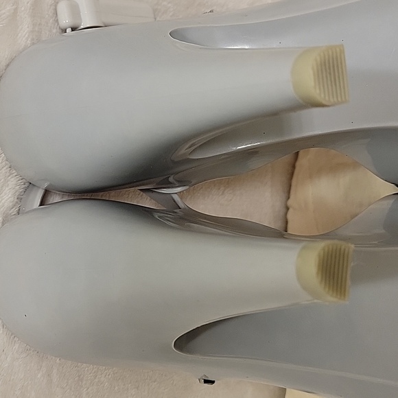 Karl Lagerfeld X Melissa Rubber Heels Shoes Size 8 - Picture 8 of 9